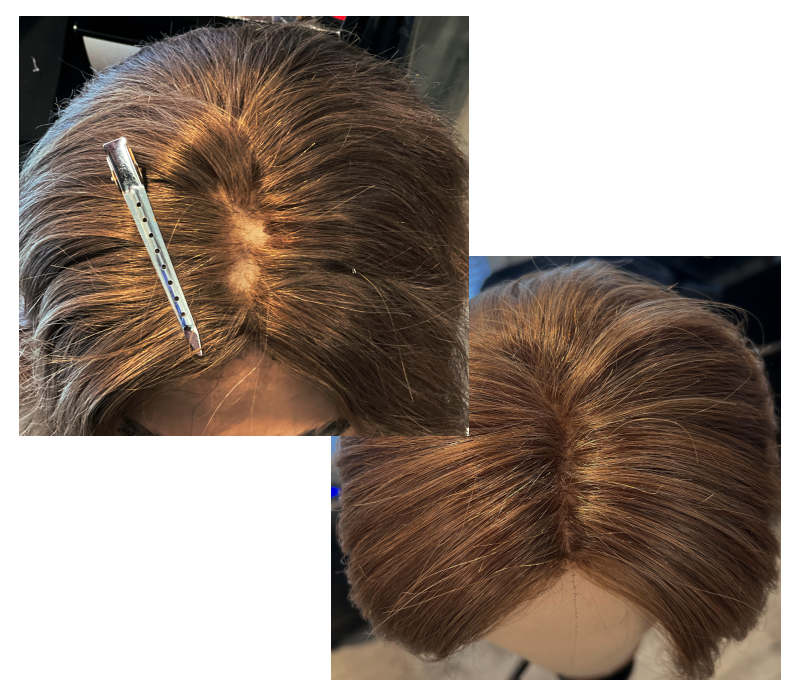 Before / After Hair Replacement System Repairs